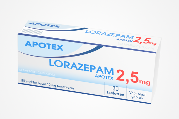 Lorazepam 2.5mg kopen zonder recept